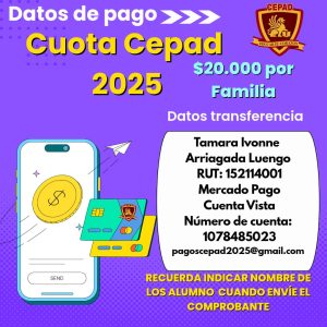 cuota de cepad